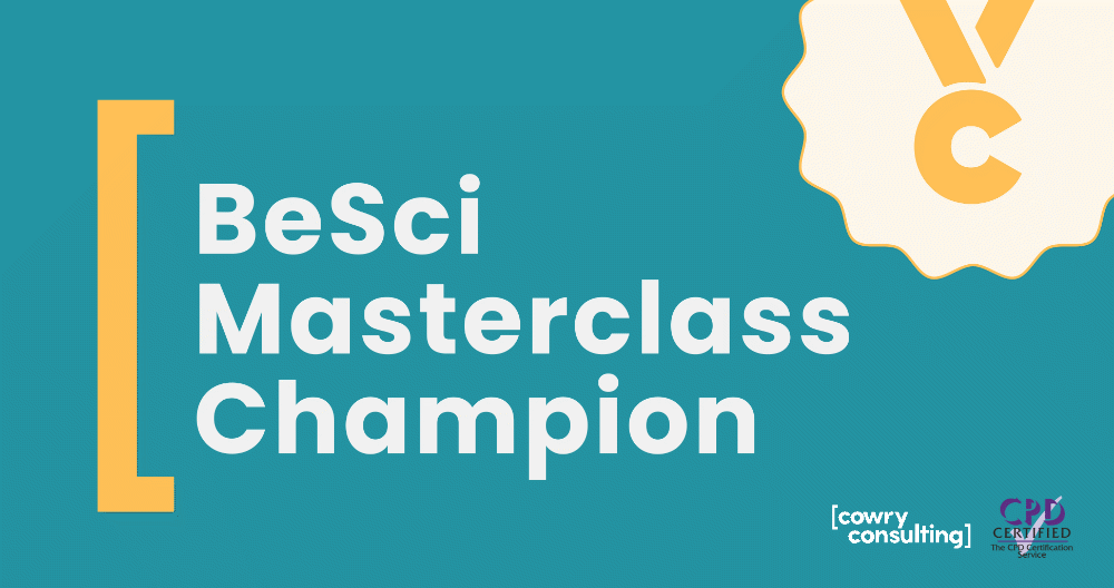 BeSci Masterclass Champion.